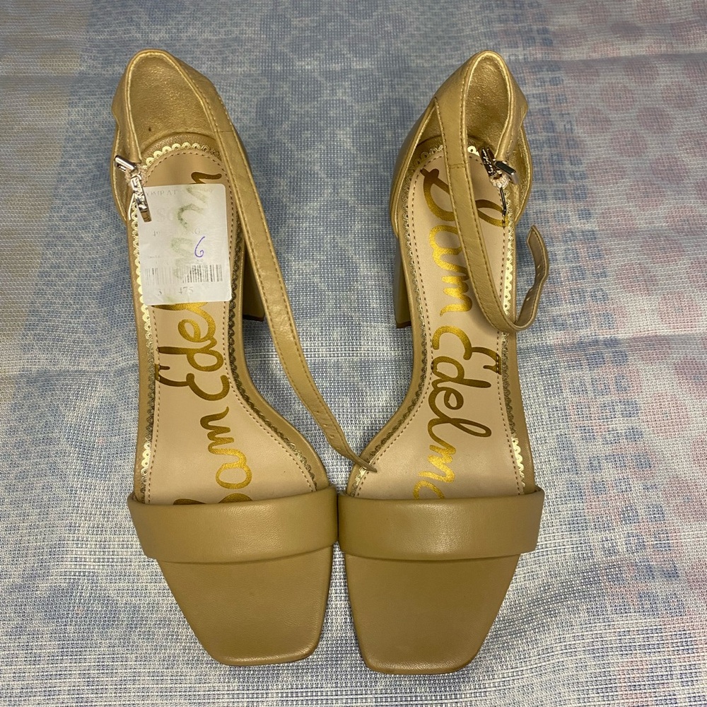 Sam Edelman Tan Heels - Daniella - New  In The Box